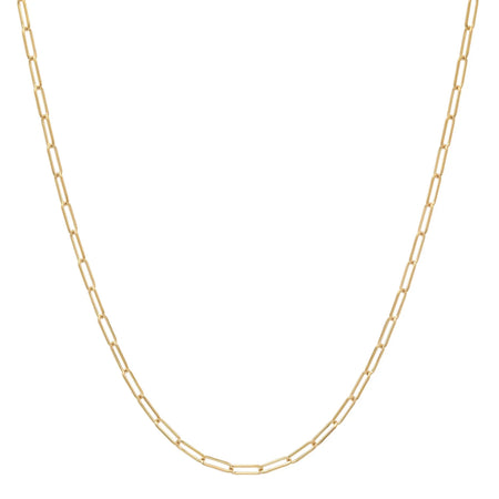 2MM Solid Paper Clip Chain