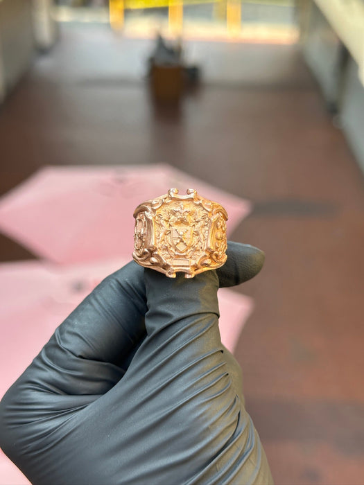 Naval-Style Crest Ring — original photograph 4