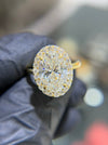 Classic Halo Solitaire Engagement Ring — original photograph 1