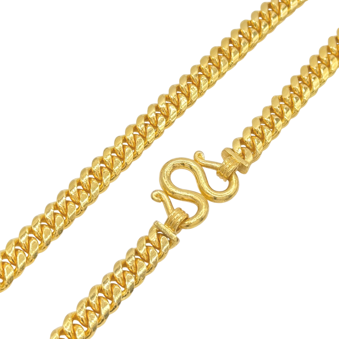 24K Yellow Gold 8.5MM Miami Cuban Link Chain