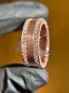 Brushed Center Diamond Ring — original photograph 3