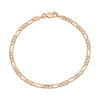 3MM Solid Figaro Bracelet