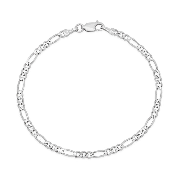 3MM Solid Figaro Bracelet