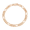 7.5MM Solid Figaro Bracelet