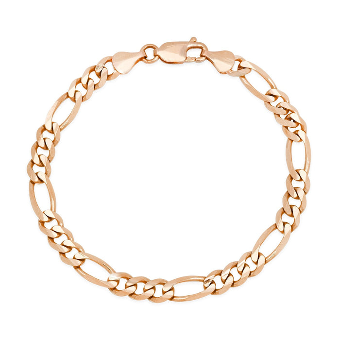 7.5MM Solid Figaro Bracelet