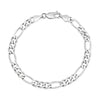 7.5MM Solid Figaro Bracelet