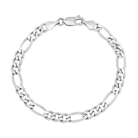 7.5MM Solid Figaro Bracelet