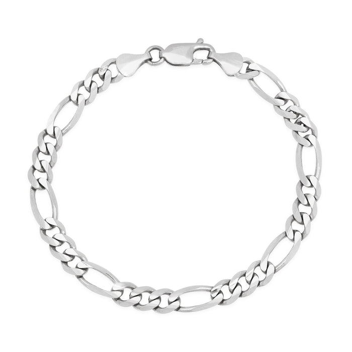 7.5MM Solid Figaro Bracelet