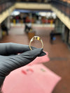 Diamond Bezel-Set Bypass Engagement Ring — original photograph 5