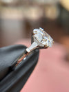 Tapered Baguette Three-Stone Engagement Ring — original photograph 2