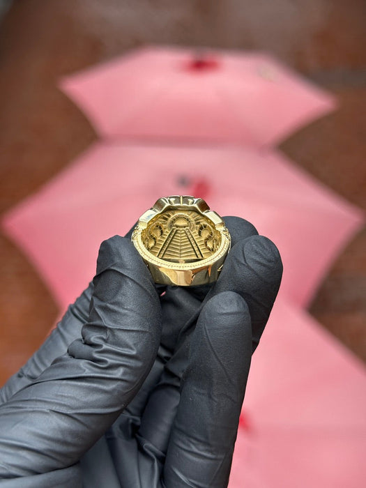 Museum-Level Aztec Diamond Ring — original photograph 3