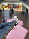 Floral Cluster Accent Engagement Ring — original photograph 4