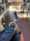 Pavé Hidden Halo Basket Engagement Ring — original photograph 3