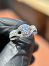 Twisted Pavé Solitaire Engagement Ring — original photograph 2