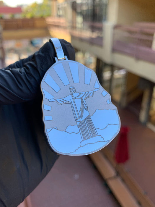 Eyes Closed Jesus Pendant
