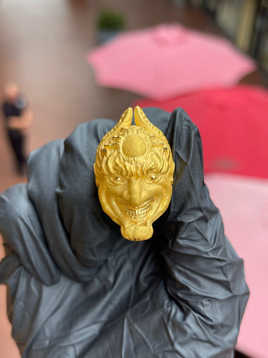 Japanese Oni Mask Ring — original photograph 1