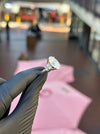 Floral Cluster Accent Engagement Ring — original photograph 5