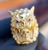 Foo Dog & Skull Ring — original photograph 4