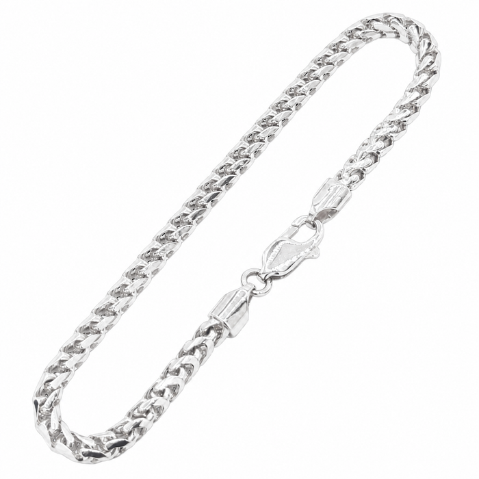 4MM Diamond Cut Franco Bracelet