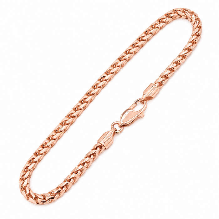 4MM Diamond Cut Franco Bracelet