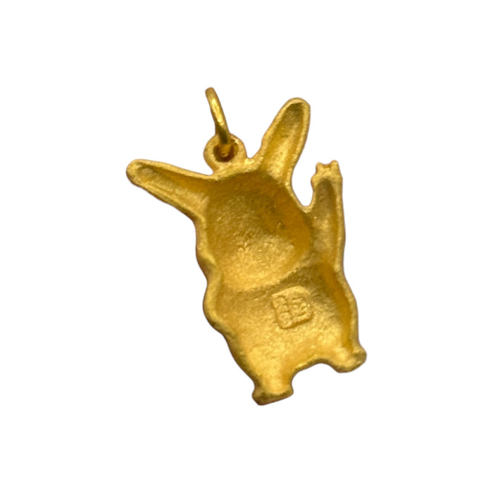 24K Yellow Gold Hollow Pikachu