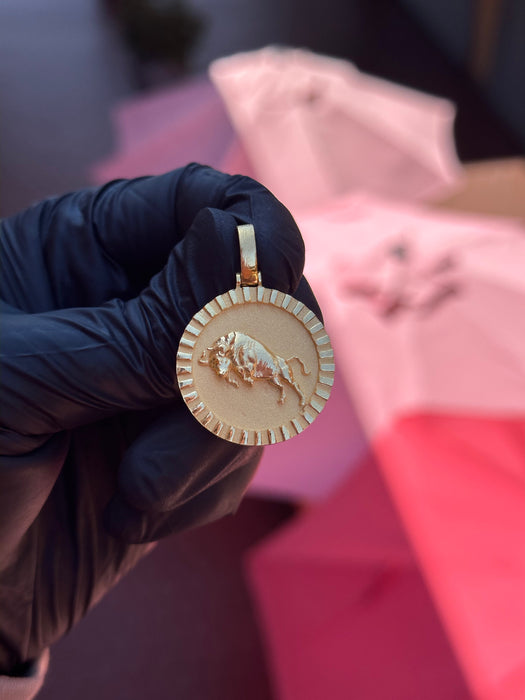 Ox Circular Pendant