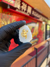 Natural Jade with 24K Zodiac Animal Inlay Pendants