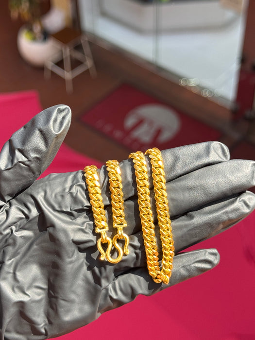 24K Yellow Gold 6MM Miami Cuban Link Chain