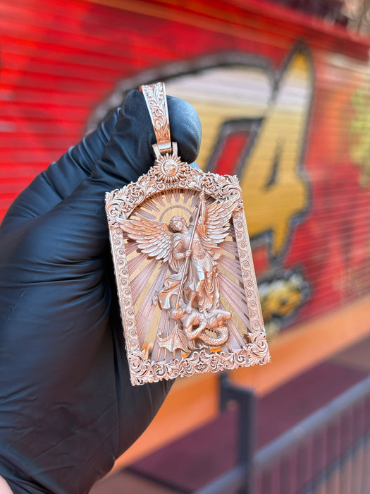 St Michael Portrait Pendant