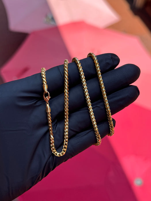 3MM Diamond Cut Franco Chain