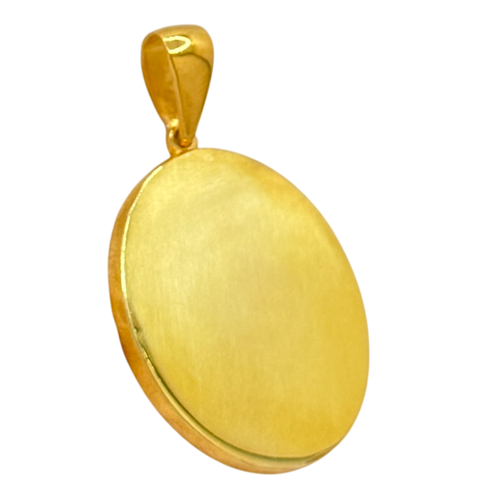 Holy Family Oval Pendant