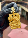 3D God of War (Guan Gong) with a Dragon and Customizable Bail Pendant
