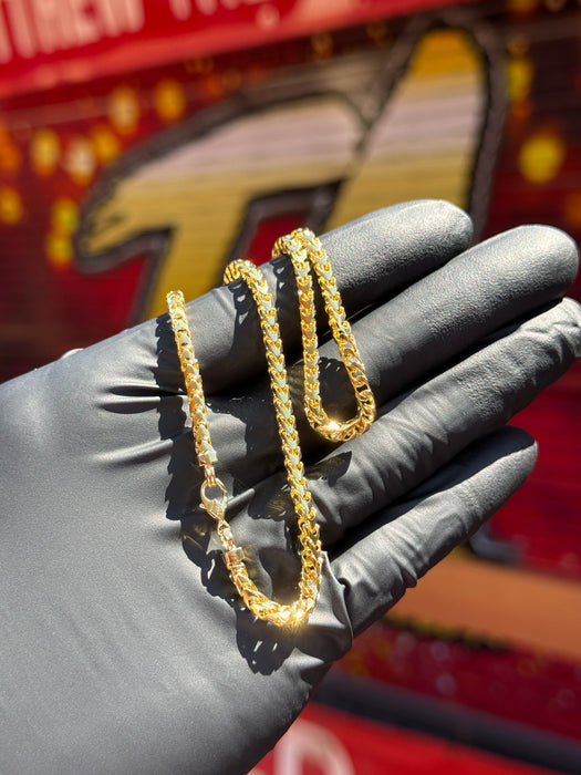 3MM Solid Plain Franco Chain