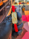 Lady Fortuna ID Bracelet on Red String