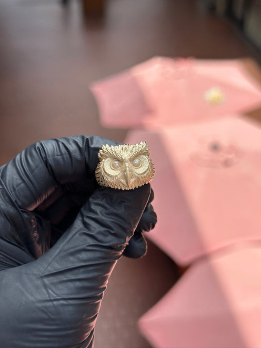 Owl Face Ring — original photograph 1
