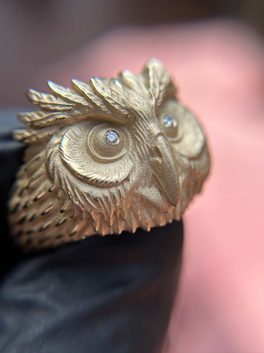 Owl Face Ring — original photograph 3