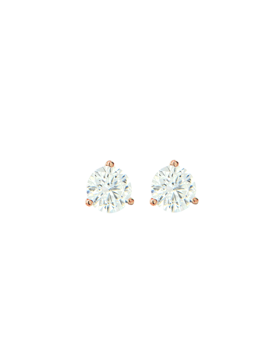 0.25ct Martini Round Diamond Solitaire Studs