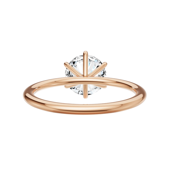 Round Solitaire Engagement Ring