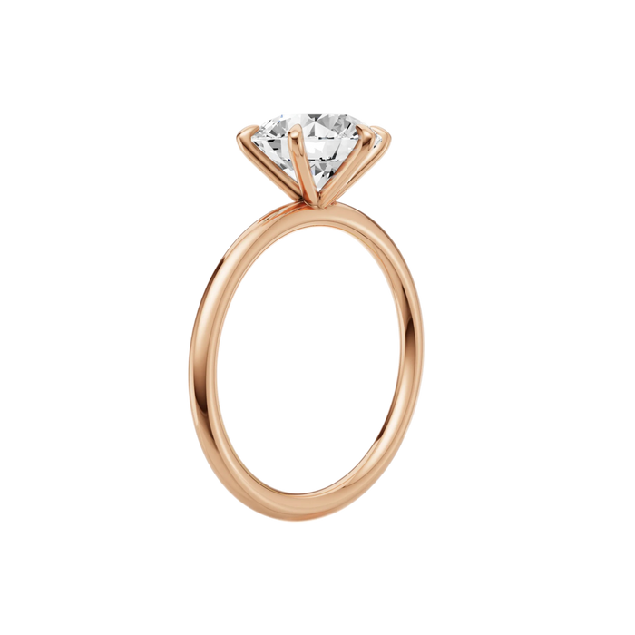 Round Solitaire Engagement Ring