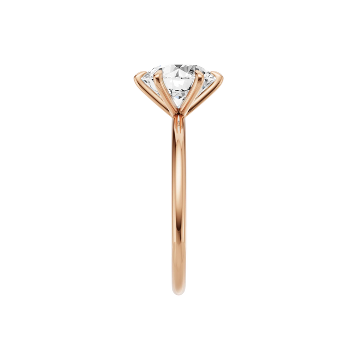 Round Solitaire Engagement Ring