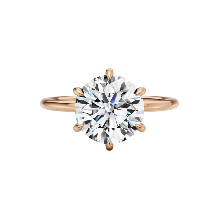 Round Solitaire Engagement Ring