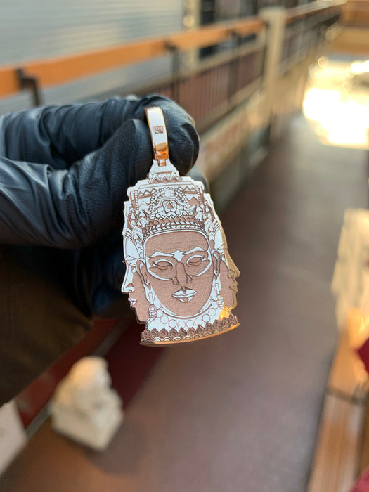 Three-Headed Buddha Pendant