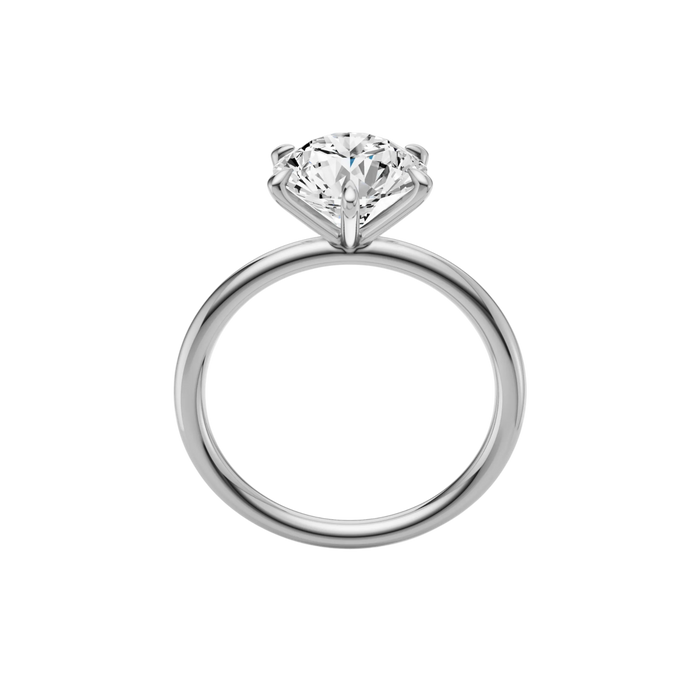 Round Solitaire Engagement Ring