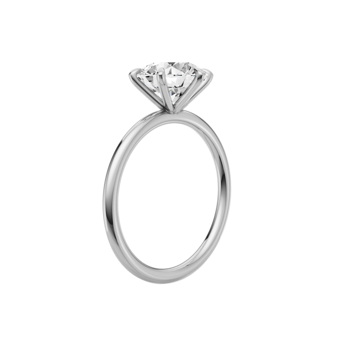 Round Solitaire Engagement Ring