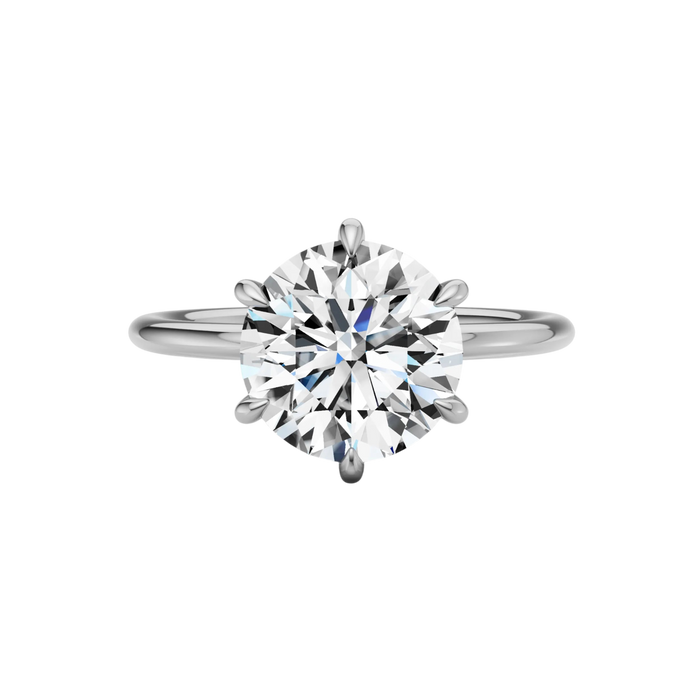 Round Solitaire Engagement Ring