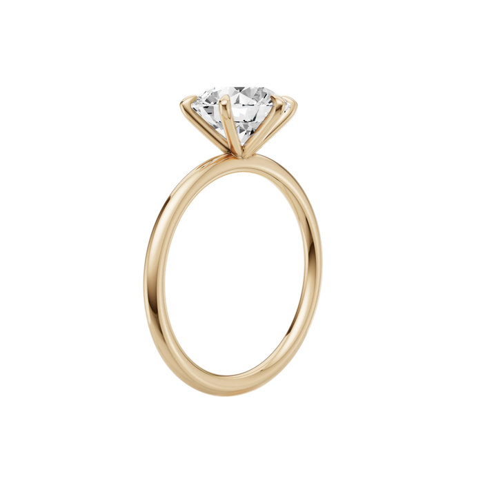 Round Solitaire Engagement Ring