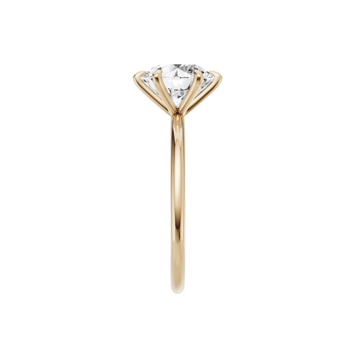 Round Solitaire Engagement Ring