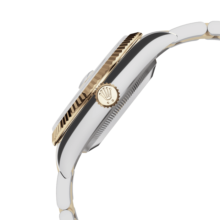 Rolex Two-Tone (YG/SS) Datejust - 36mm - White mother-of-pearl Diamond Dial - Oyster