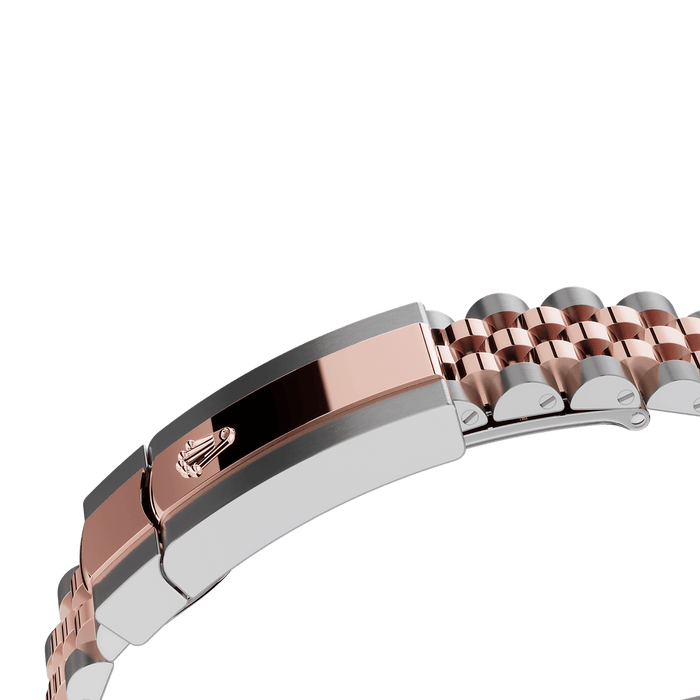 Rolex Two-Tone (RG/SS) Datejust - 41mm - Chocolate Diamond Dial - Jubilee