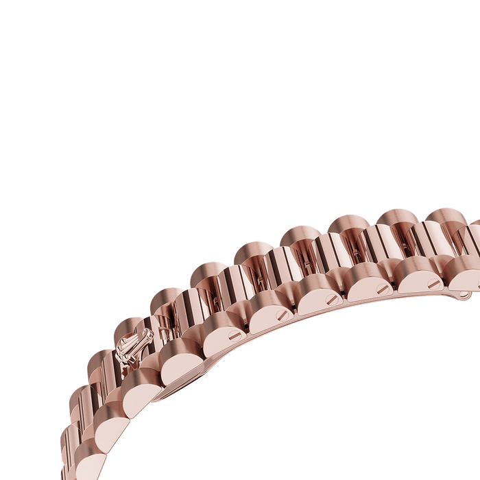 Rolex Rose Gold Day-Date - 36mm - Brown ombré Diamond Dial - President